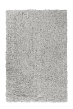 Matta - 140x200 cm - Ljusgrå - Långt lugg matta från Nordstrand Home